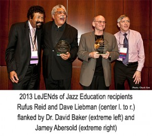 2013 LeJENds of Jazz Education Recipients