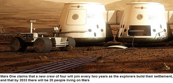 Living on Mars by 2033
